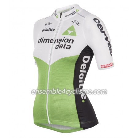 Maillot Cyclisme 2018 Dimension Data Femme N001